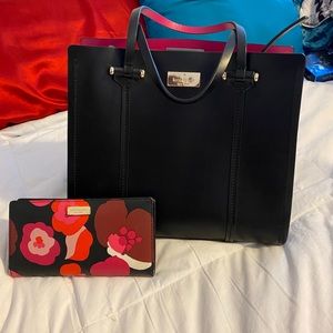 Kate Spade Black Bag with Wallet